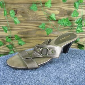 Aerosoles Women's Rise To Power Slide Bronze Synthetic‎ Sz 7.5 Medium Used 2025